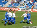 Nástup a poločasové utkání FK Mladá Boleslav roč.2002