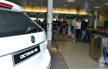 Odlet a přílet do Skopje (27.7.2016)